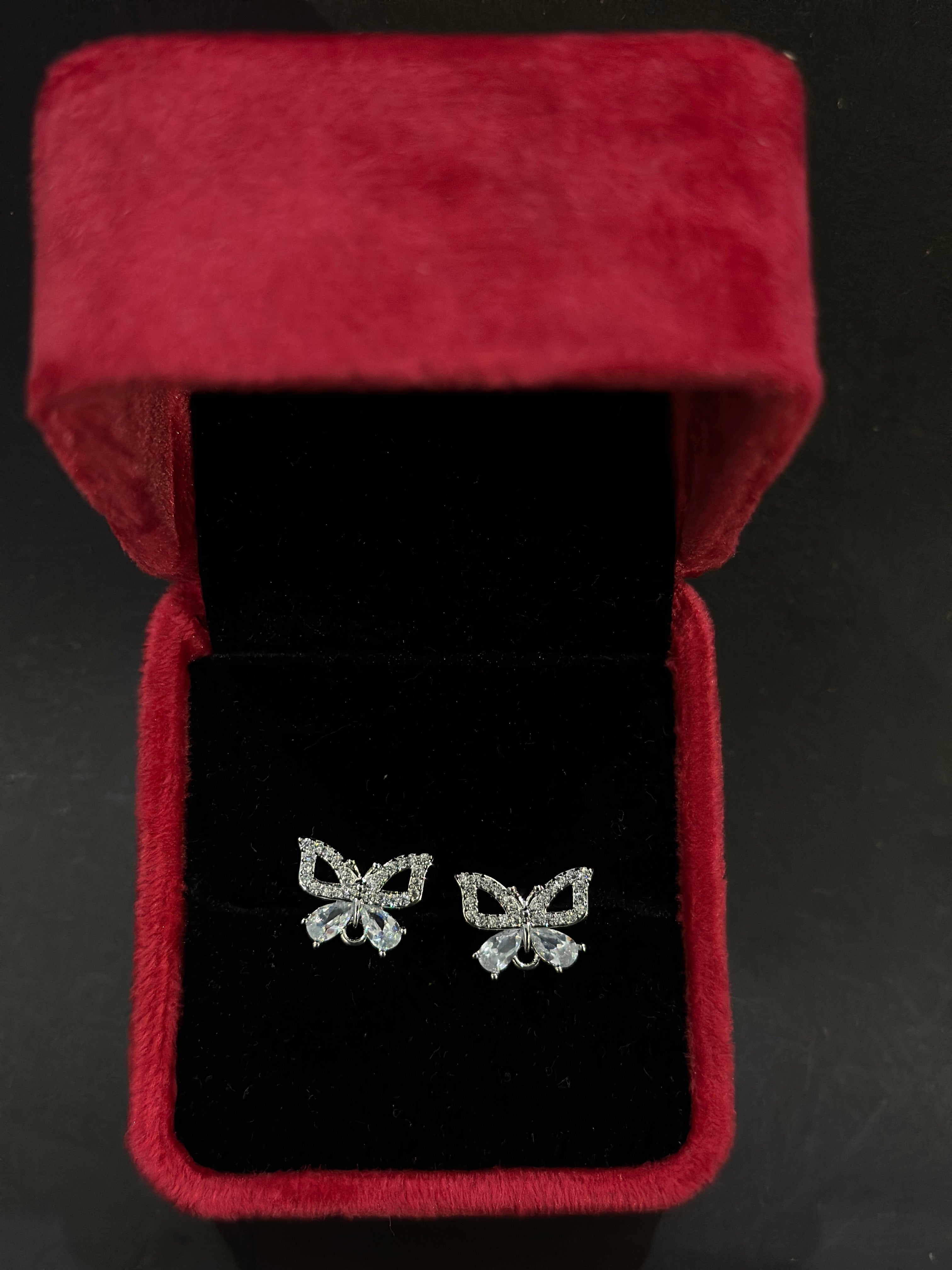 Butterfly Elegance Crystal Earrings
