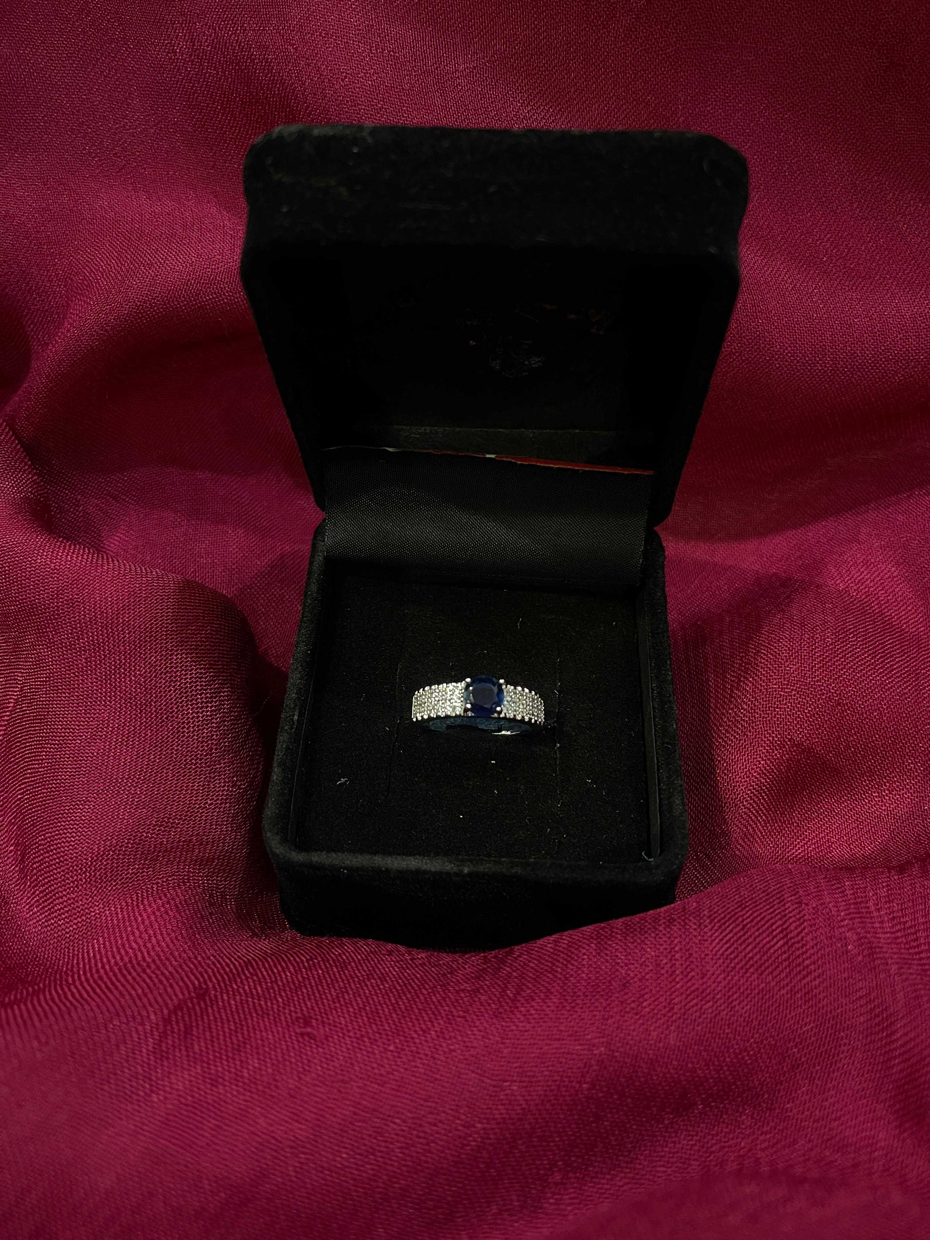 Lustrous Pavé Crystal Statement Ring