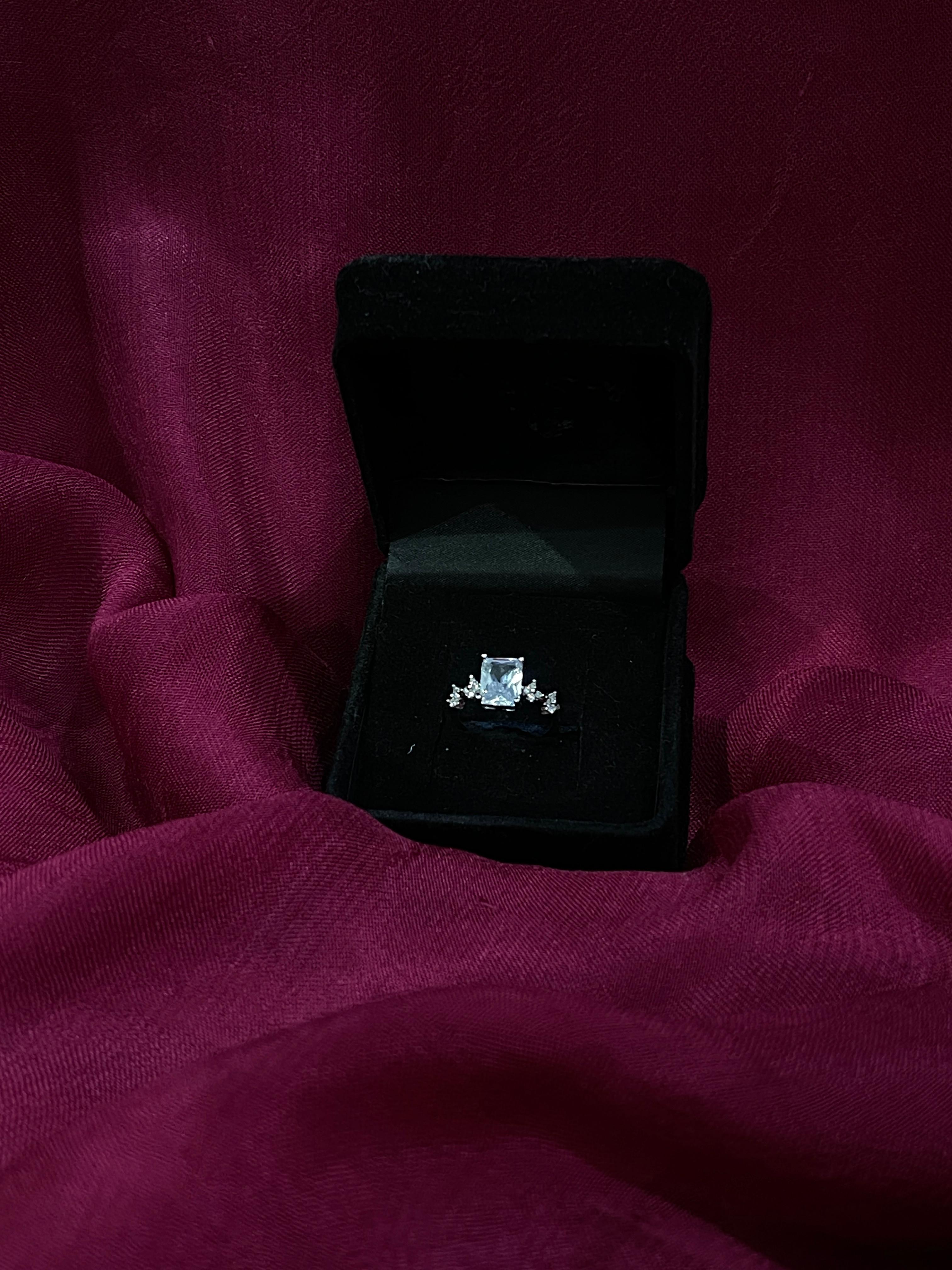 Royal Ruby Side-Stone Ring