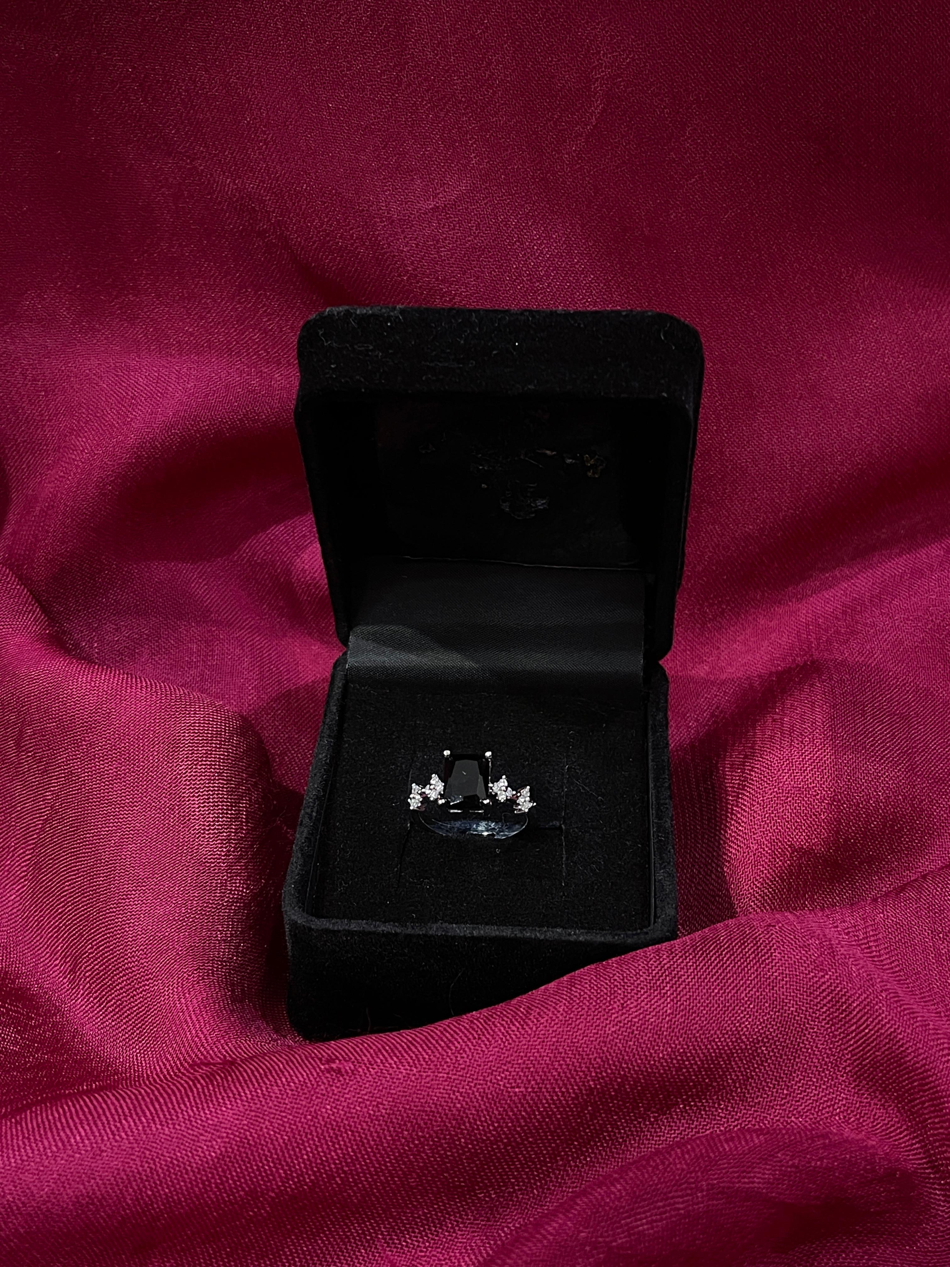 Royal Ruby Side-Stone Ring