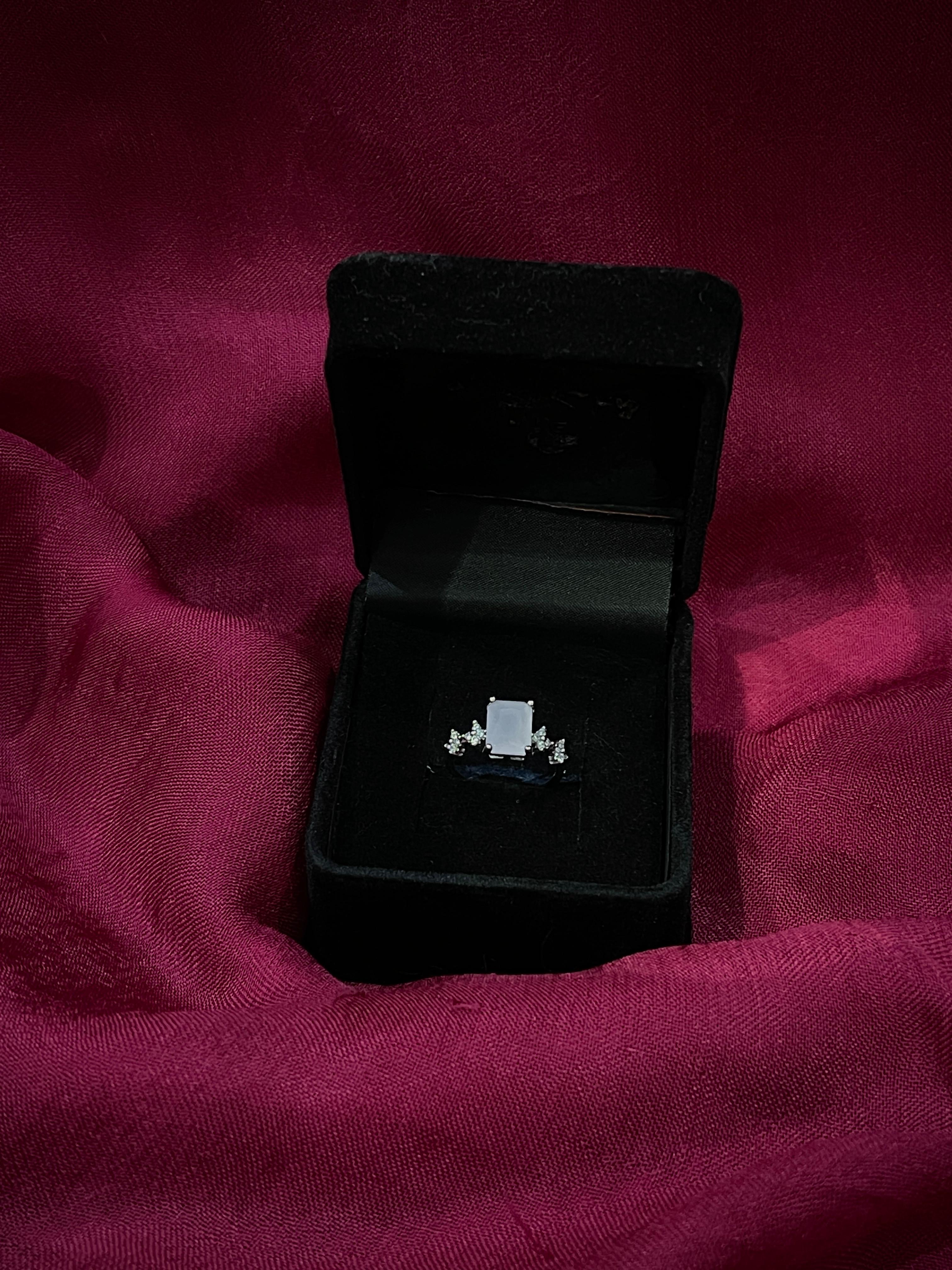 Royal Ruby Side-Stone Ring