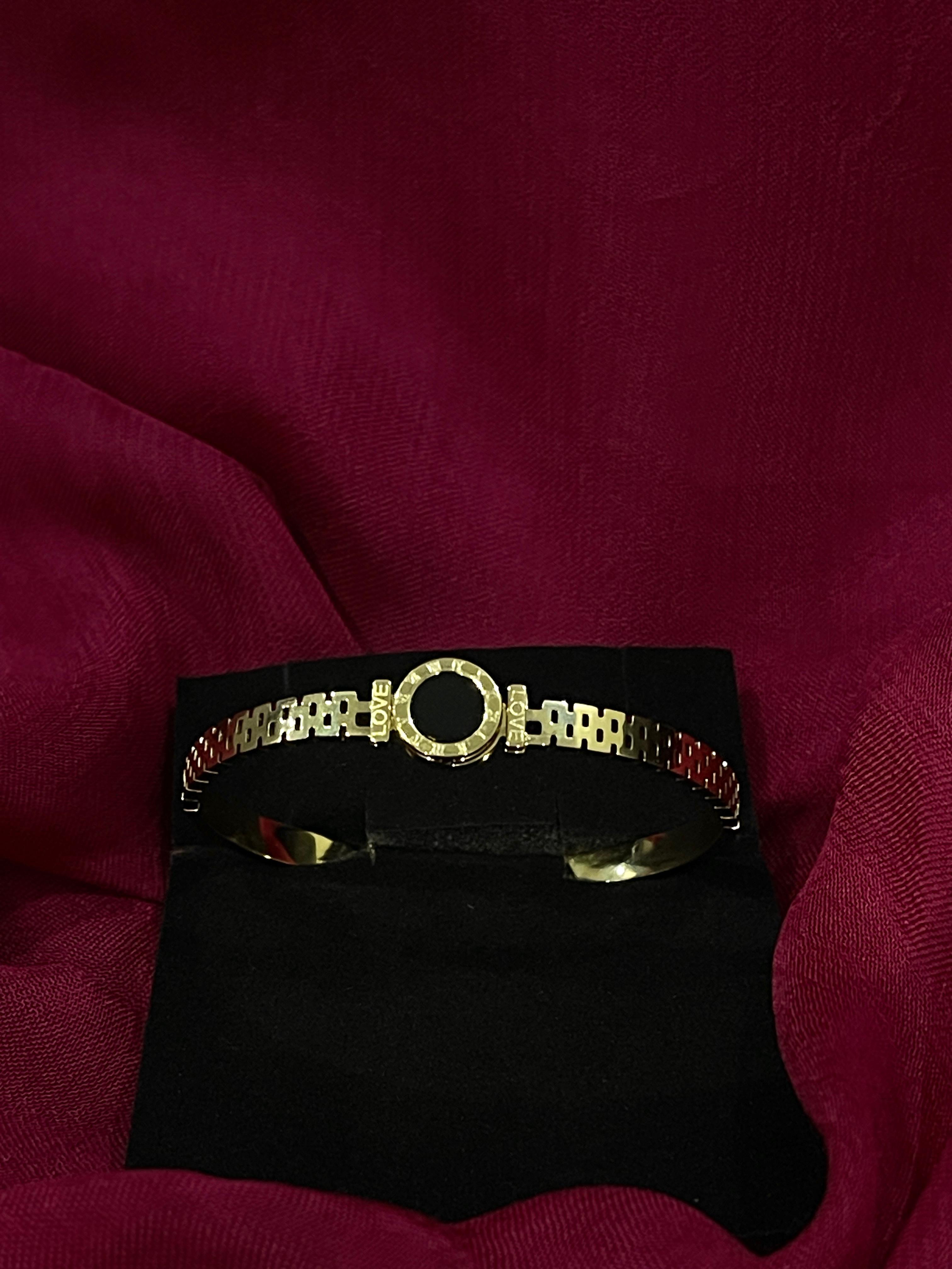 Roman Elegance Stainless Steel Bracelet