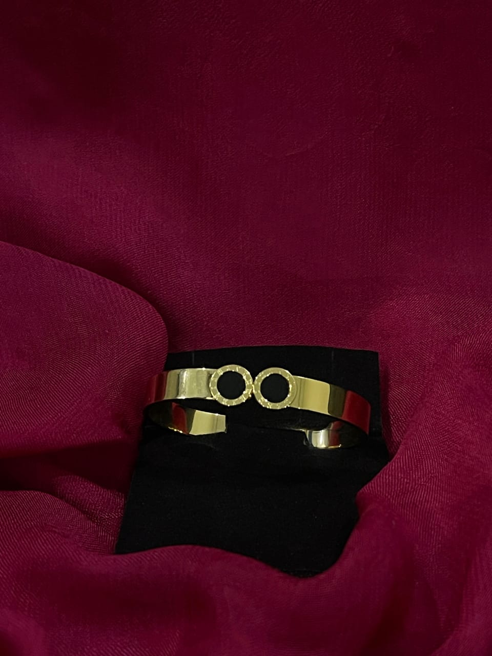 Golden Dual Roman Emblem Bracelet