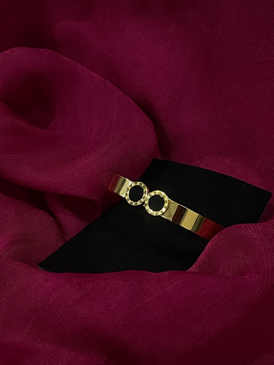 Golden Dual Roman Emblem Bracelet