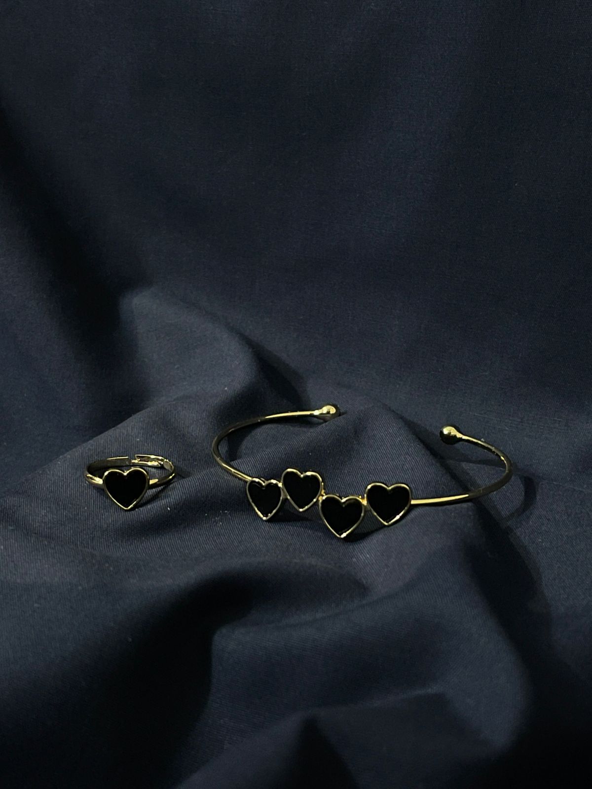 Eternal Heart Bracelet & Ring Set